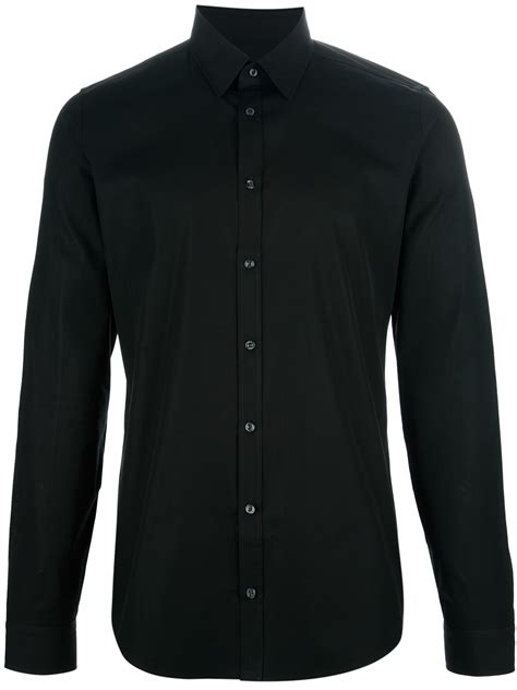 gucci button up black|Gucci button down shirt.